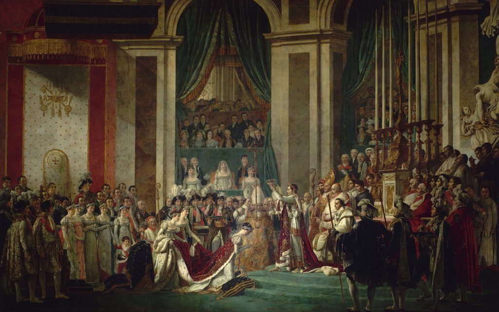 皇帝ナポレオン一世と皇后ジョゼフィーヌの戴冠式