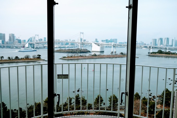 ヒルトン東京お台場エグゼクティブルームからの眺め