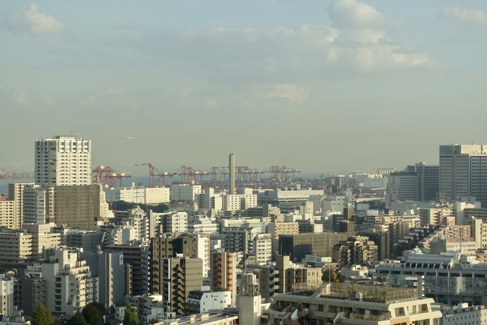 東京マリオットホテル　エグゼクティブデラックスツインからの眺め