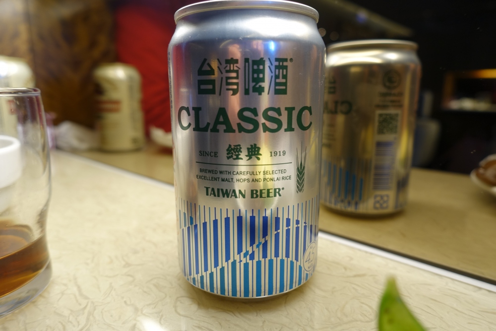 台北松山国際空港VIPラウンジ・台湾ビール