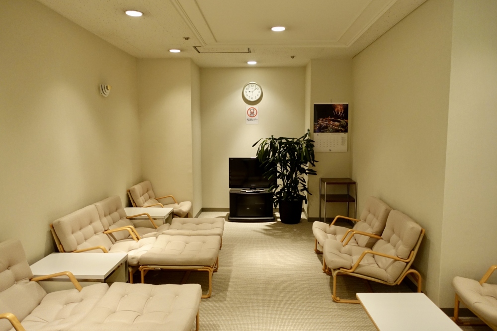 シェラトン都ホテル東京都ヘルスクラブ休憩室