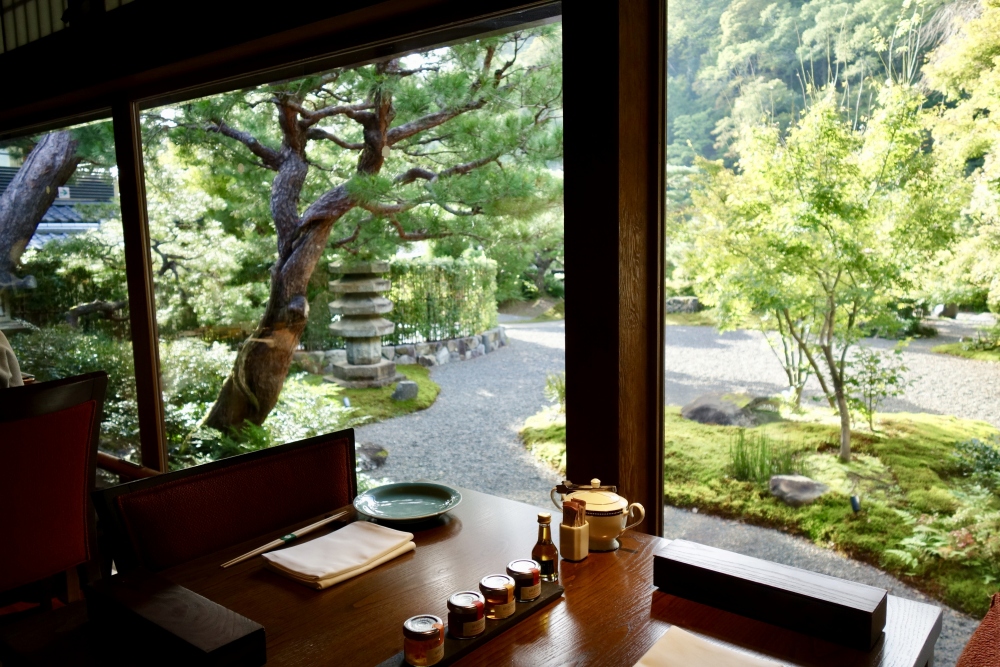 翠嵐ラグジュアリーコレクションホテル京都京翠嵐からの景色