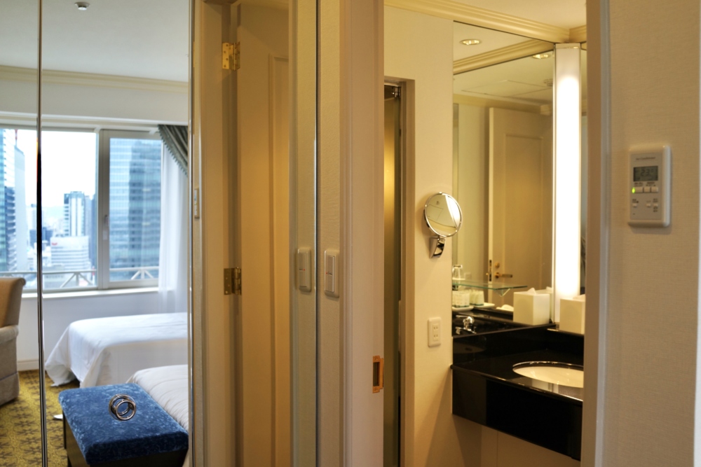 ウェスティンホテル大阪ジュニアスイート・ベッドルームの浴室