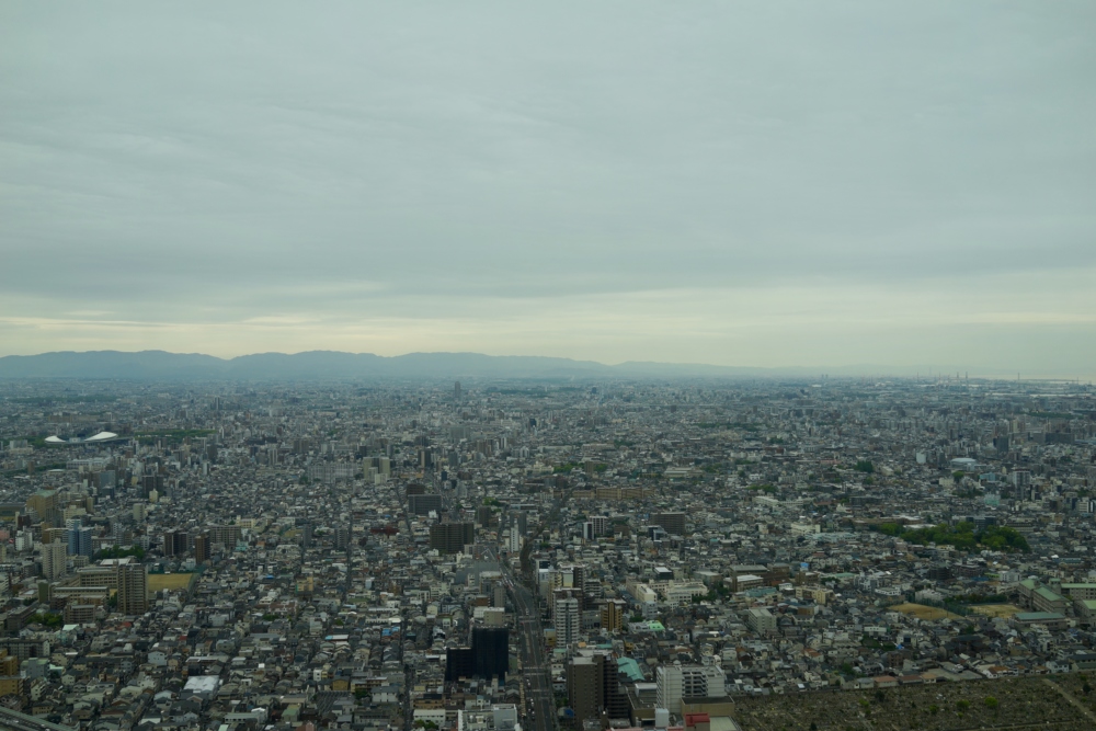 大阪マリオット都ホテルデラックスツインからの眺めv