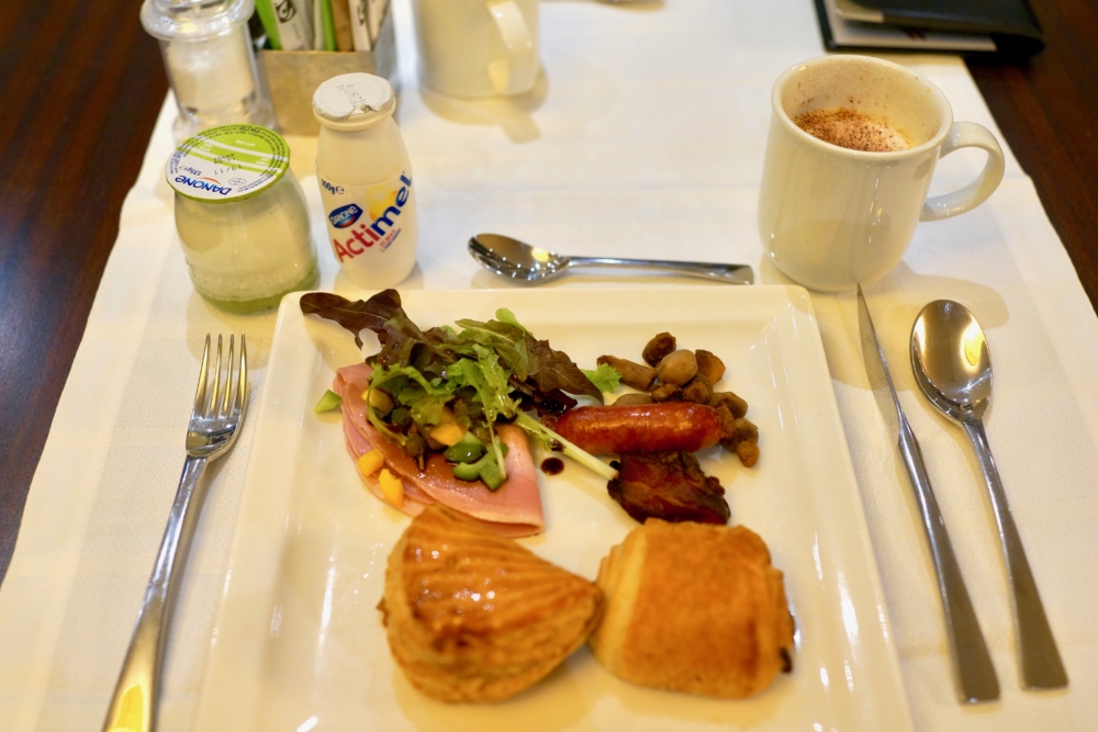 パリ・マリオット・シャンゼリゼ・ホテル・ブッフェメニュー・実際にいただいた朝食