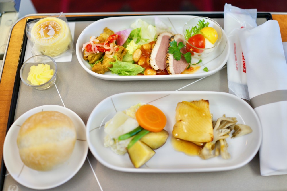 JAL国内線ファーストクラス機内食メニュー
