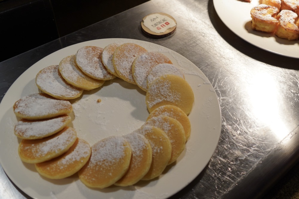 リッツ・カールトン沖縄・グスクの朝食・パンケーキ