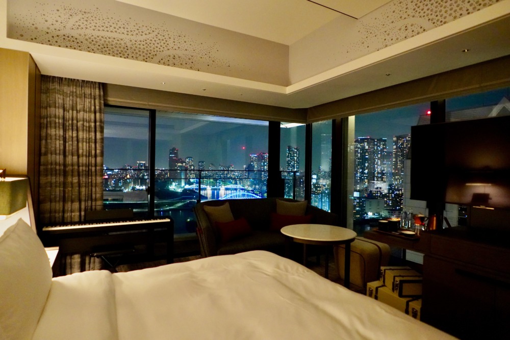 メズム東京宿泊記・チャプター2・ベッドルームからの眺め