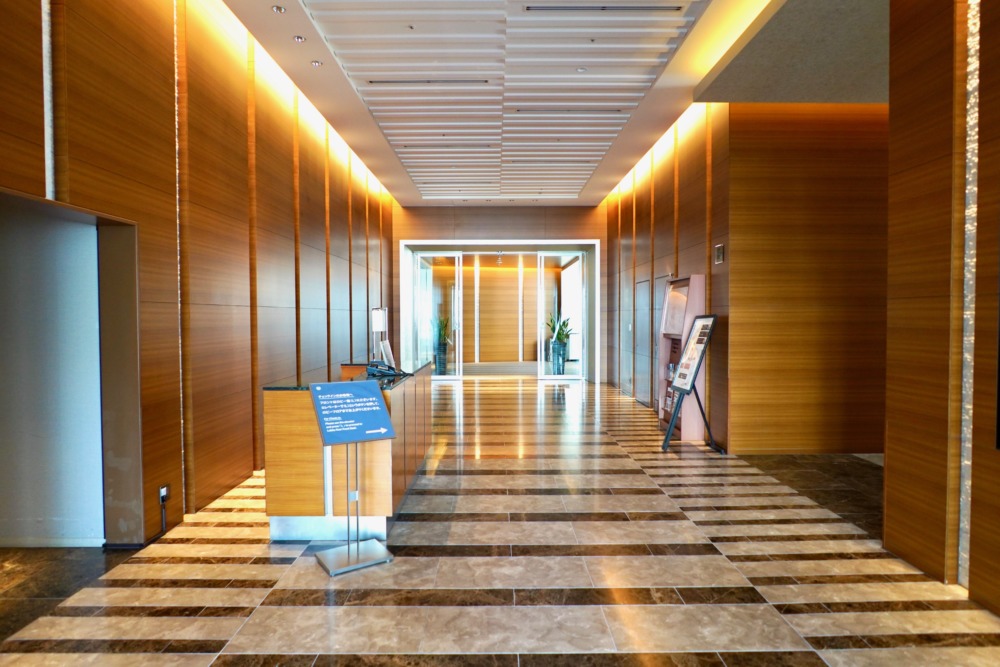 シェラトングランドホテル広島・レセプションは6階