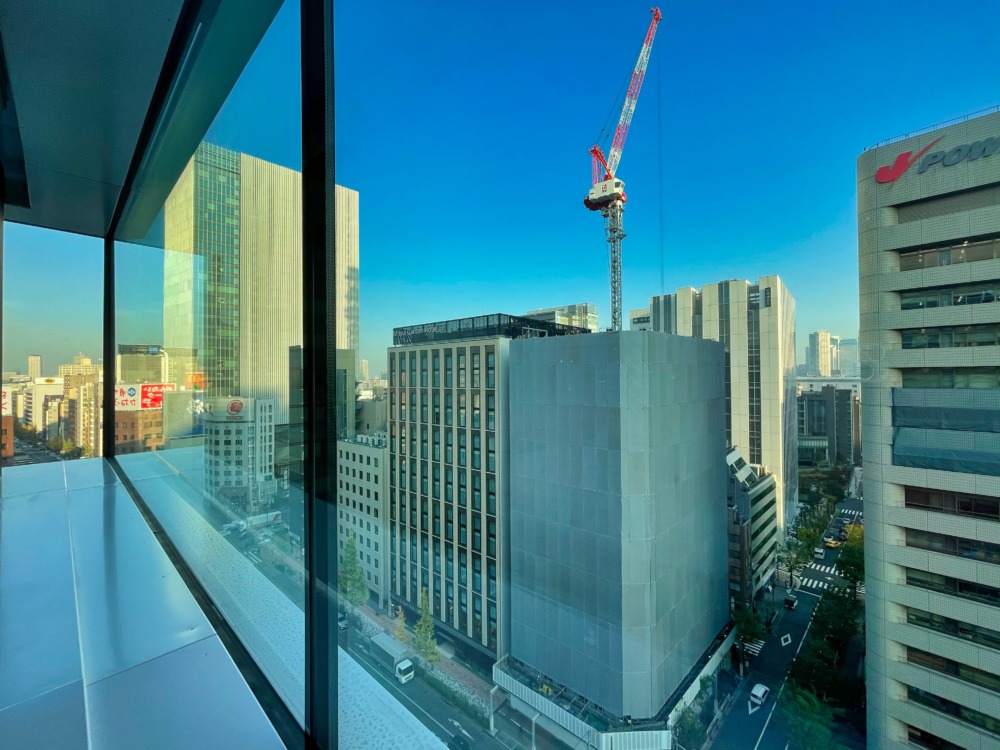 アロフト東京銀座・スイートルーム宿泊記・窓からの眺め