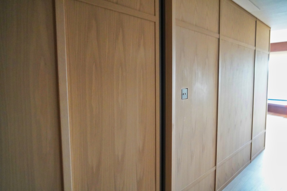 HOTEL THE MITSUI KYOTO宿泊記〜バスルーム側のドアをしめたところ