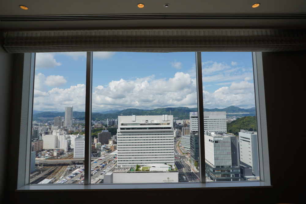 シェラトングランドホテル広島・窓からの眺め