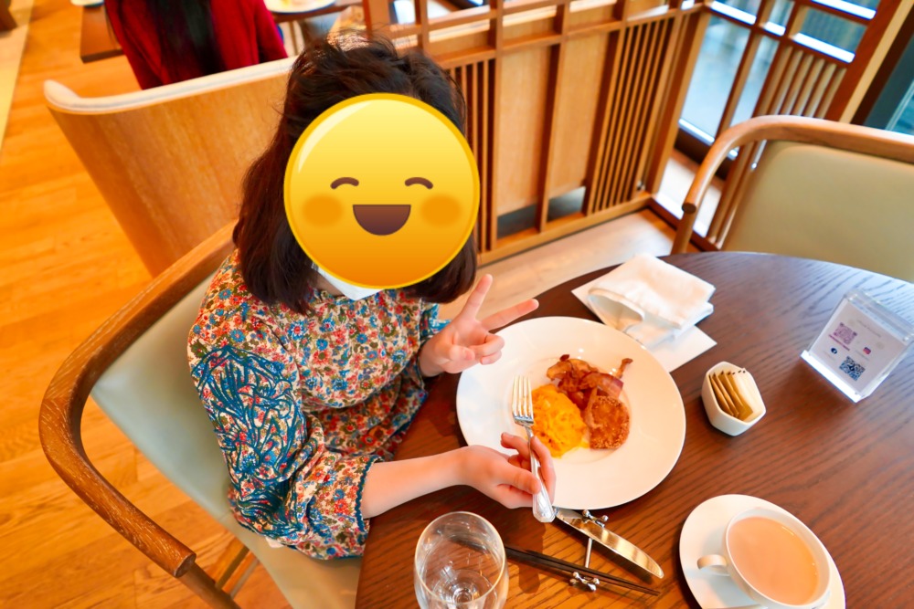 JWマリオットホテル奈良宿泊記・子供の朝食