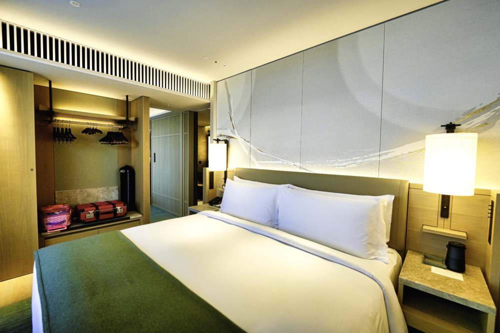 HOTEL THE MITSUI KYOTO宿泊記・ベッドルームを奥側から