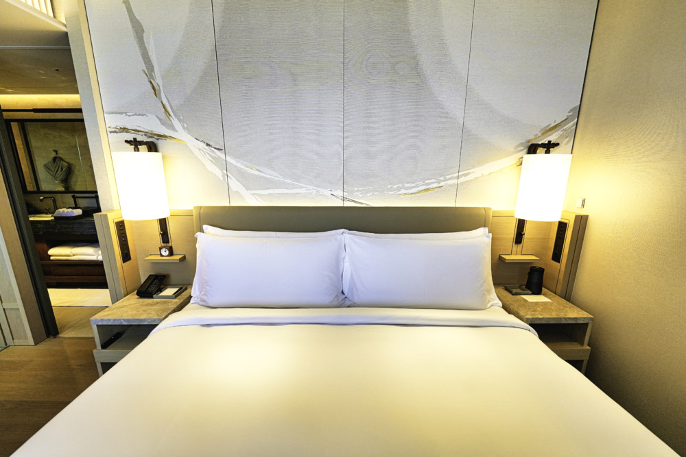 HOTEL THE MITSUI KYOTO宿泊記・ベッドルーム・ベッド