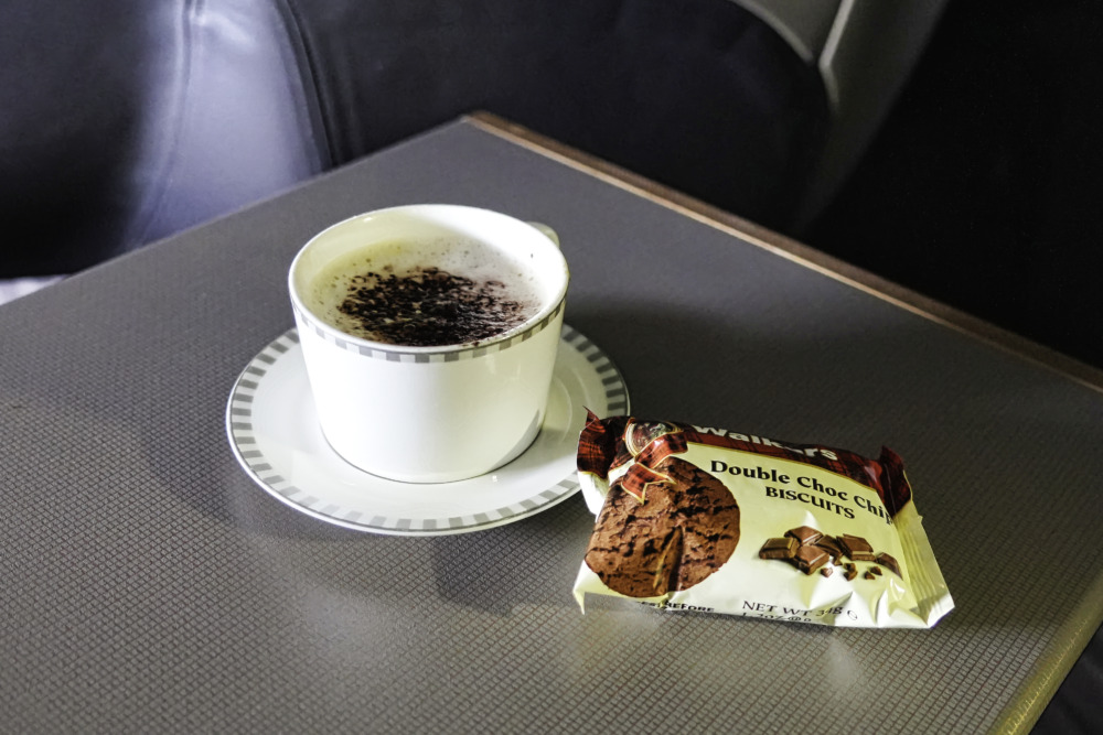 シンガポール航空ビジネスクラス搭乗記・コーヒー
