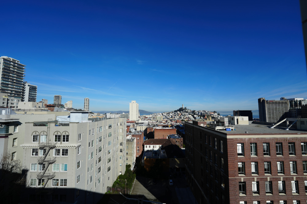 ザ・リッツカールトン・サンフランシスコ宿泊記・クラブルーム・窓からの眺め