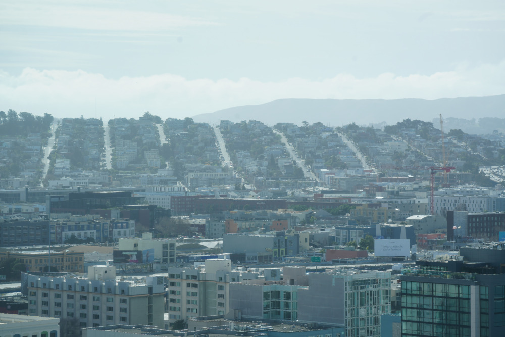 セントレジスサンフランシスコ宿泊記・グランドデラックス・ベッドルーム・窓からの眺め2