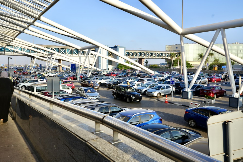 カイロ国際空港のUberピックアップポイント・駐車場