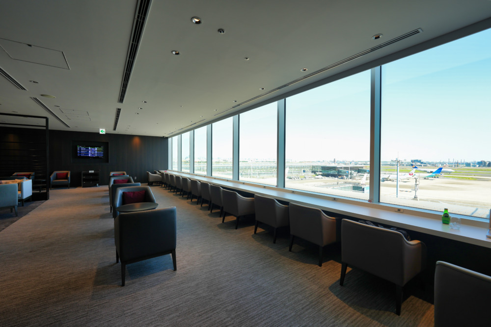羽田空港国際線ターミナル・JALファーストクラスラウンジ・5階・ラウンジエリア4