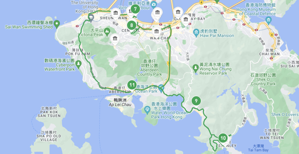 香港ビッグバスツアー・グリーンルート