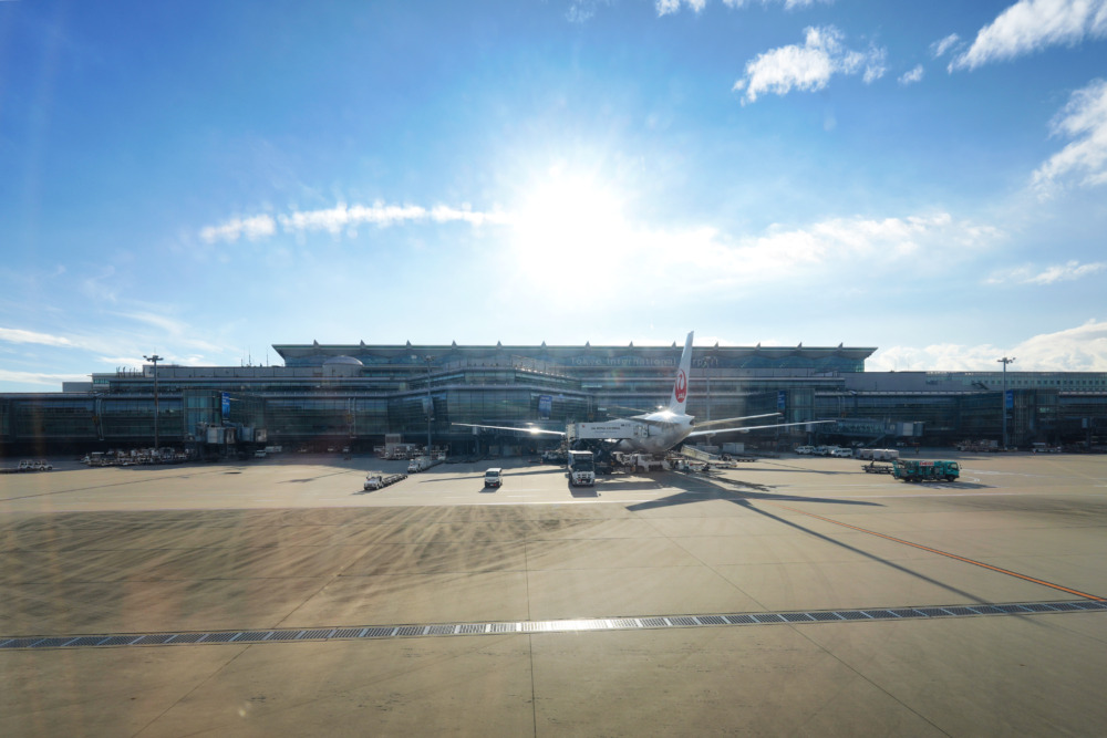 JAL国際線ビジネスクラス搭乗記・羽田空港に到着