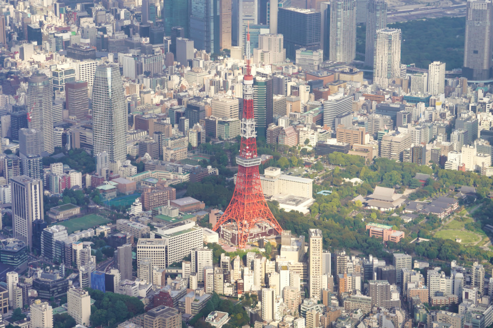 JAL国際線ビジネスクラス搭乗記・東京タワー
