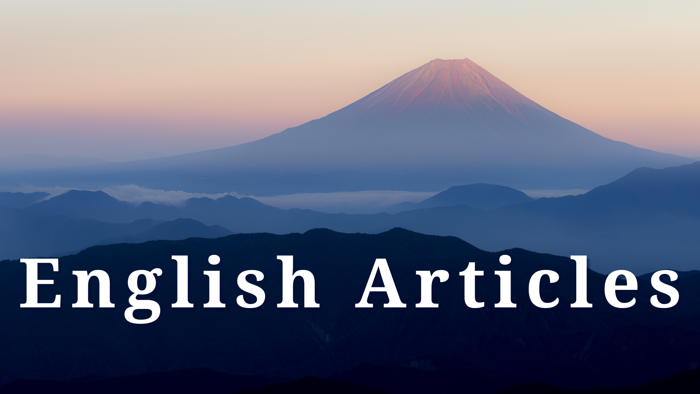 English Articles
