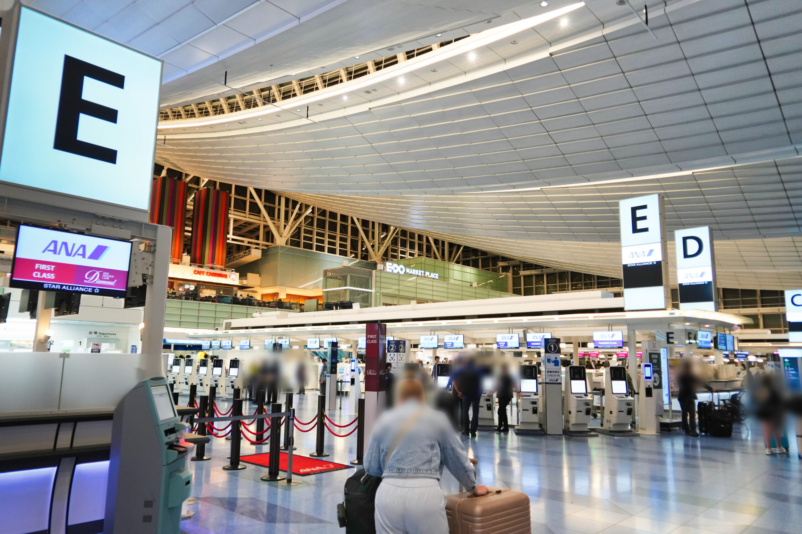 Haneda Airport Terminal 3 - ANA check-in counters
