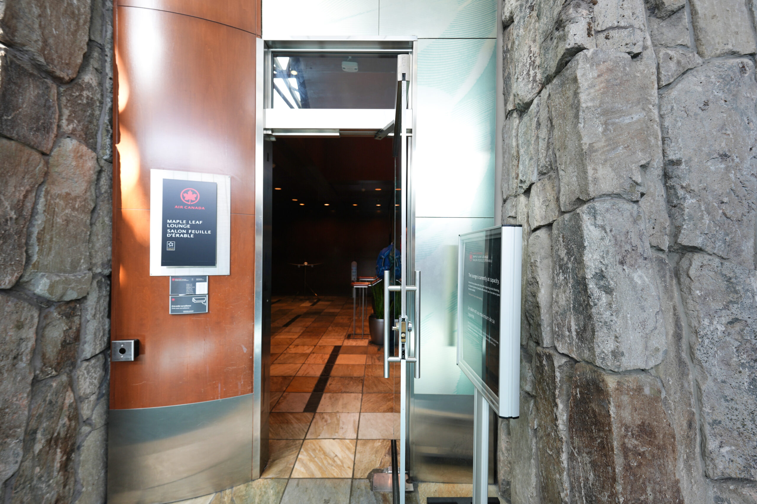 Maple Leaf Lounge at Vancouver International Airport