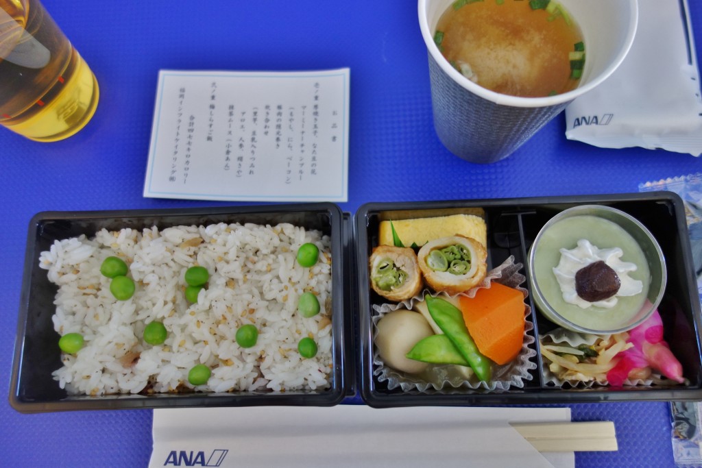 NH2158便の機内食